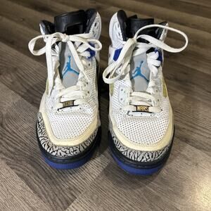 Nike Air Jordan Spizike White US Mens Size 9 White Gray 315371-102 High Top